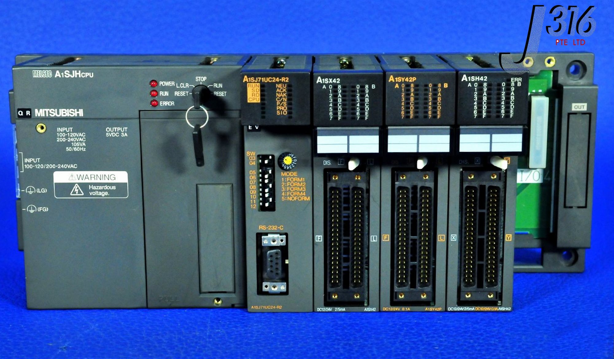 三菱シーケンサ 2750 MITSUBISHI MELSEC CPU UNIT, A1SJ71UC24-R2, A1SX42 A1ST42P